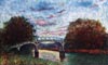 Painting of a bridge over the Thames