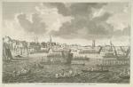View of Gravesend with troops going by river to Tilbury Fort