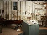 Half scale model of Turk's boatyard workshop