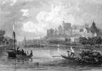 Engraving of Windsor Castle from Thames