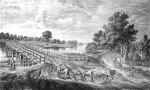 Photograph of painting of Datchet bridge